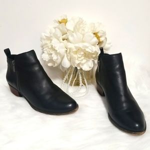 LUCKY BRAND L-K BASEL Smooth Leather Ankle Boots